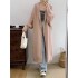 Take single cell phone to see the model The original senior sense of loose lazy hooded with buckle long knitted cardigan female fall and winter thickened versatile jacket coat