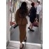 Welcome on behalf of the 2024 fall and winter new fashion temperament waist thin knitted cardigan jacket high-waisted half-body skirt two-piece female