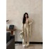 Apricot color mid-length sweater jacket female autumn 2024 new gentle lazy wind soft irregular knitted cardigan welcome agent agent distribution distribution