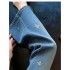 Blue Heavy Industry Chinese-Style Embroidered Flared Jeans for Women – 2026 Summer New Arrival: Slimming, Versatile, Fashionable Casual Pants