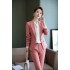 Occupational wear women's suit suit fall and winter new suit suit women set of pants temperament striped suit fashion Slim formal wear