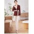 Professional suit jacket female 2023 spring and fall temperament celebrity light luxury senior sense of imperial sister Slim thin casual suit