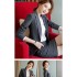 Occupational wear women's suit suit fall and winter new suit suit women set of pants temperament striped suit fashion Slim formal wear