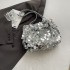 Niche Design Sequins Underarm Bag Female 2025 New Tide Summer Hundred Senior Sense Ladies Shoulder Tote Bag