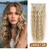 Cross Border 16 Cards 6 Piece Wig Pieces European and American Women Woolen Curly Hair Extension Pieces Chemical Fiber Ripple Cards Hair Wholesale