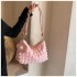 Korean version of the cream bubble bag new niche shoulder armpit hundred bags fashion flower handbag multi-color women's bags