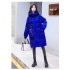 Actual photography cotton clothing female 2023 new section of the long-free bright cotton coat Korean version of the loose winter work cotton jacket coat