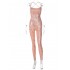 European women's 2024 spring new burst of fashion yoga high waist stamping Slim sports sleeveless jumpsuit women