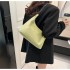 Premium sense of silver large capacity bag female 2024 new trend biker bag fashion commuter soft leather Tote female bag