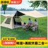 Factory tent outdoor camping overnight folding portable canopy 2 in 1 fully automatic camping full set of equipment
