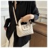 Fashionable small handbag for women with a high-end feel, new for spring/summer 2025, with a diamond pattern, suitable for as a cross-body bag or a small square bag to carry.