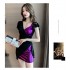 Women's fashion temperament thin foot bath sauna technician uniform work clothes age reduction package hip sexy dresses