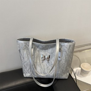 High-end Tote Bag for Women, New Style for 2024, Hand-held Commuter Bag, Versatile Fashionable Outgoing Large Cap Shoulder Bag