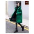 Actual photography cotton clothing female 2023 new section of the long-free bright cotton coat Korean version of the loose winter work cotton jacket coat