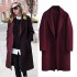 Clothing fall and winter new tweed jacket loose casual medium-length tweed coat female