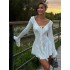 Wholesale and retail Europe and the United States women's 2024 summer new sexy leopard lace hanging neck top spicy girl cake shorts suit women