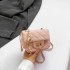 Pink mini small bag female 2025 summer new explosion of fashion lattice chain bag versatile crossbody small square bag