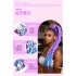 African color-blocked braided wig; foreign trade colorful crochet hair; wholesale hip-hop performance synthetic dreadlocks.
