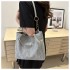 Ladies' 2025New Fashion Personalized Double-shoulder Bag Design Sense Minority Bag Simple and Elegant Backpack with a Col Style