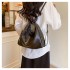 Plaid large-capacity bag female 2025 spring new fashion casual retro Tote bag shoulder bag shoulder bag backpack