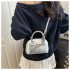 Retro Fashion Commuter Handbag Handbag Women Spring 2025 Spring New Tide Niche Armpit Bag Bowling Shell