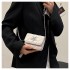 Fashionable texture handbag for women, 2025 new style, spring leisure small bag with unique design, cross-body bag, trendy and fashionable square bag.