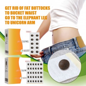 Herbal slimming navel patch; body shaping to reduce belly and thigh fat; navel lazy person shaping patch.