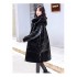 Actual photography cotton clothing female 2023 new section of the long-free bright cotton coat Korean version of the loose winter work cotton jacket coat