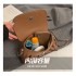 Fashionable small fresh bag for women, 2025 spring new pure color pleated cloud cute simple chain single shoulder armpit bag