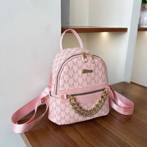 Fashionable European and American Printed Double-shoulder Bag for Women 2025 New Trendy Versatile Large Capacity Letter Backpack Casual Bag