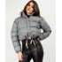 20224Cross-border women's Instant Messenger Amazon new Bread clothing down cotton jacket pop-ups