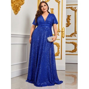 Plus Size Party Dresses Fashion Women's Wedding Elegant Beaded Corset Bridesmaid Dresses Plus Size Women's Evening Gowns