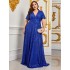 Plus Size Party Dresses Fashion Women's Wedding Elegant Beaded Corset Bridesmaid Dresses Plus Size Women's Evening Gowns