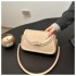 Premium texture retro pure color armpit bag female 2025 spring and summer new trend chain commuter single shoulder crossbody bag