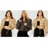 20224Cross-border women's Instant Messenger Amazon new Bread clothing down cotton jacket pop-ups