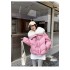 Down jacket female high-end 2024 new fashion fox big hair collar small person winter new thickened bread clothing