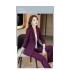 Black suit jacket female spring and fall new temperament occupational wear fashion small people host formal wear small suit suit suit