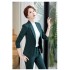 Career Women's Clothing Suit College Interview Formal Short Suit Fashion Spring and Autumn Workwear Slim Tops