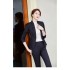 Career Women's Clothing Suit College Interview Formal Short Suit Fashion Spring and Autumn Workwear Slim Tops