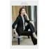 Black suit jacket female spring and fall new temperament occupational wear fashion small people host formal wear small suit suit suit