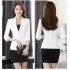 Small suit female jacket spring and fall Slim hundred white Korean version of the short section of the 2019 new professional casual suit blouse