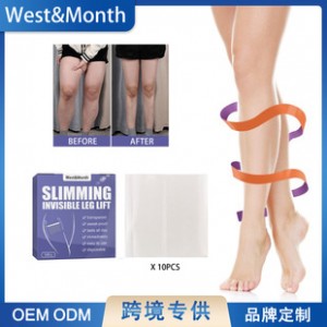 Leg lifting patches to shape and tighten the thigh muscles; slimming leg patches